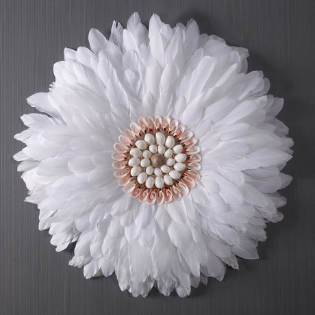 Feather Floral Wall Decor