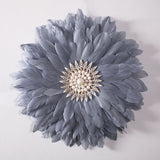 Feather Floral Wall Decor