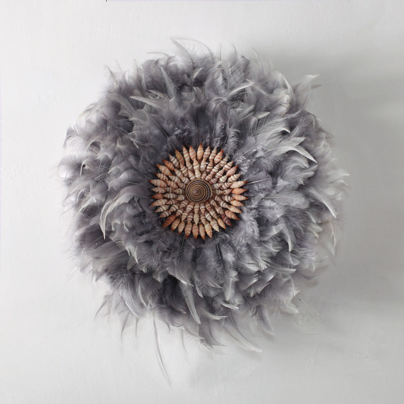 Feather Floral Wall Decor