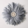 Feather Floral Wall Decor