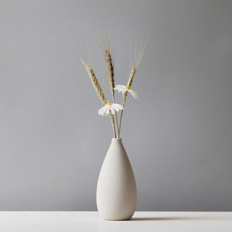 Modern Pure Color Vases with Flower