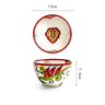 Bohemian Dinnerware Red Plates Bowls Mug