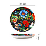 Bohemian Round Plates Set