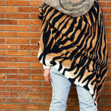 Tiger Print Warm Throw Blanket