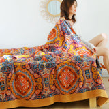 Ethnic Style Cotton Blanket