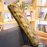 Annual Ring Tree Trunk Pillow Cushion