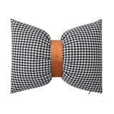 Black White Bow Tie Pillow Covers