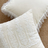 Wedding Theme Lace Throw Pillow Covers