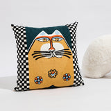 Artistic Cat Throw Pillow Covers