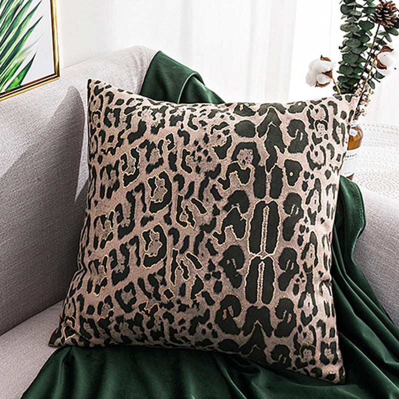 Leopard Print Throw Pillow Covers