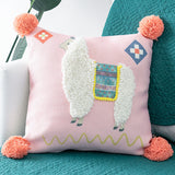 Alpaca Throw Pillow Covers