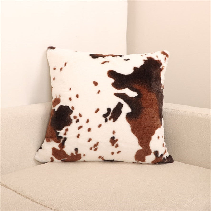 Cow Print Throw Pillow Covers