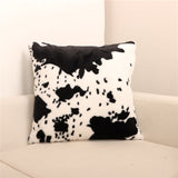 Cow Print Throw Pillow Covers