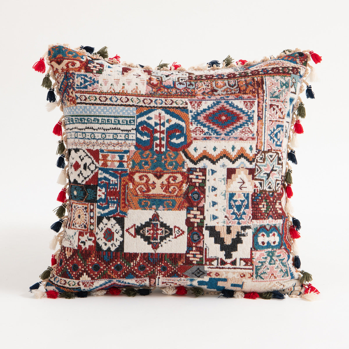 Moroccan Tassels Throw Pillow Covers