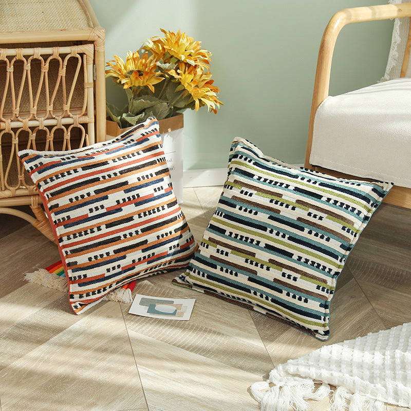 3D Striped Throw Pillow Covers