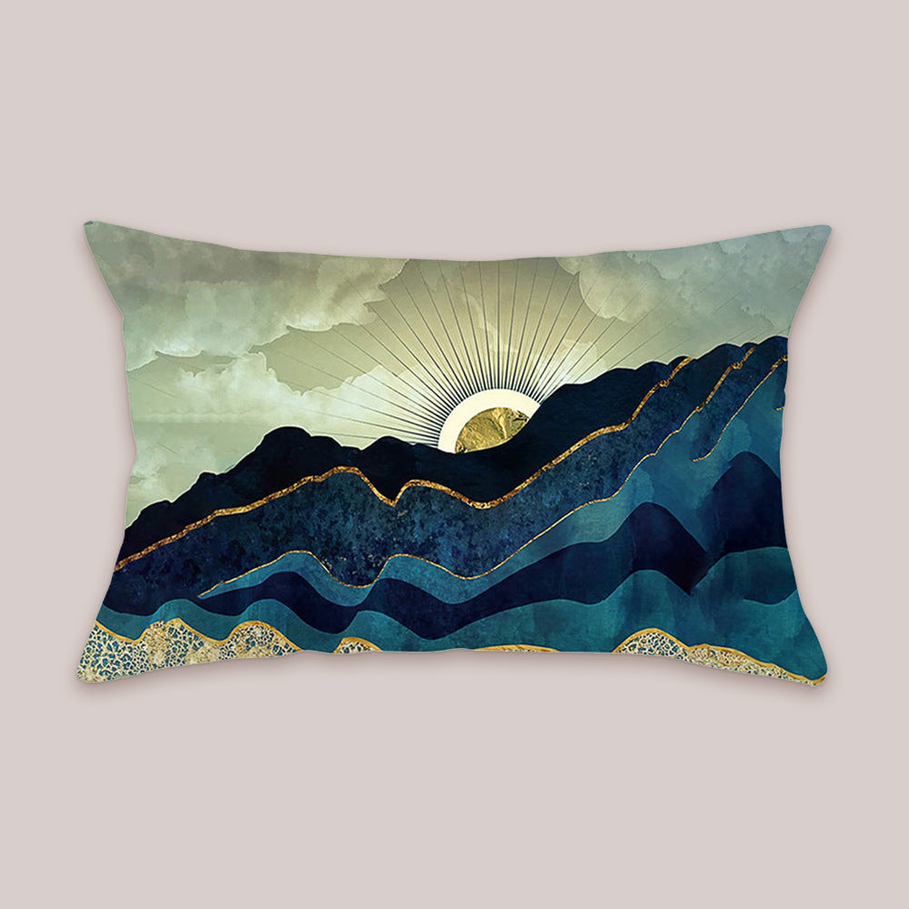 Chinoiserie Mountains Throw Pillow Covers