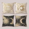 Gold Tarot Throw Pillow Covers