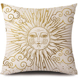 Gold Tarot Throw Pillow Covers