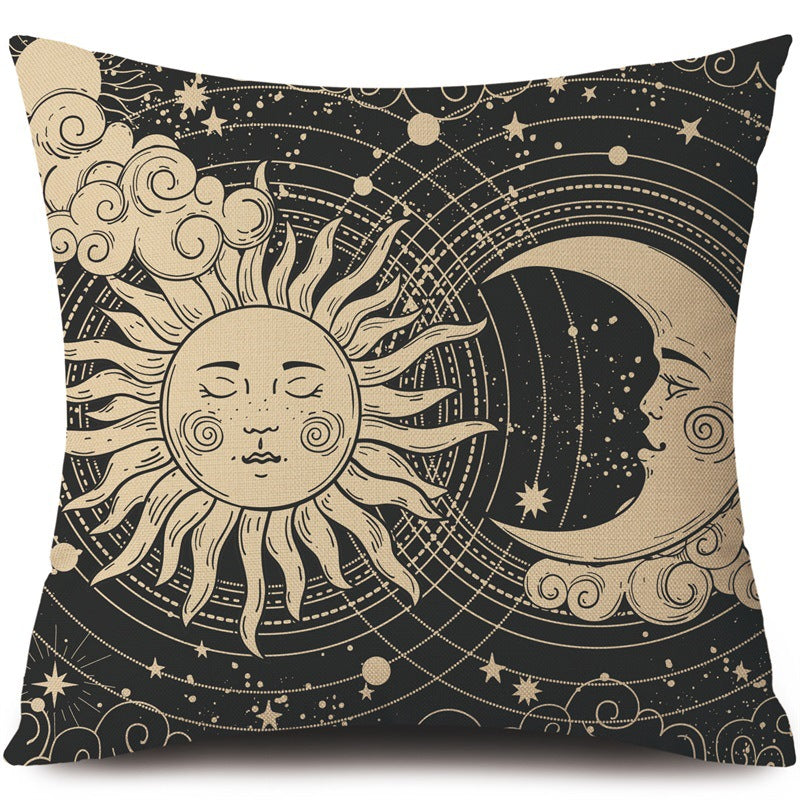 Gold Tarot Throw Pillow Covers