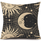 Gold Tarot Throw Pillow Covers