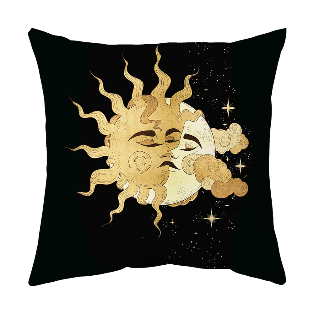 Gold Tarot Throw Pillow Covers