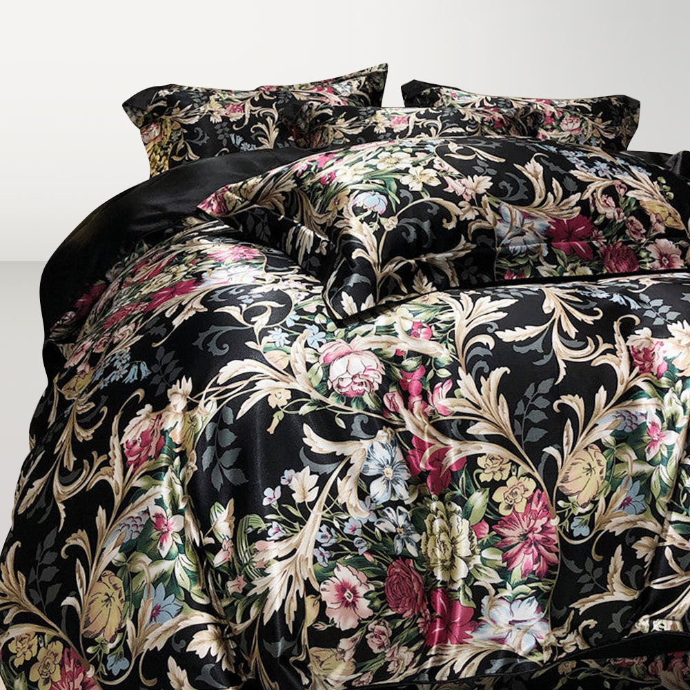 Luxury Flowers Cooling Bedding Set