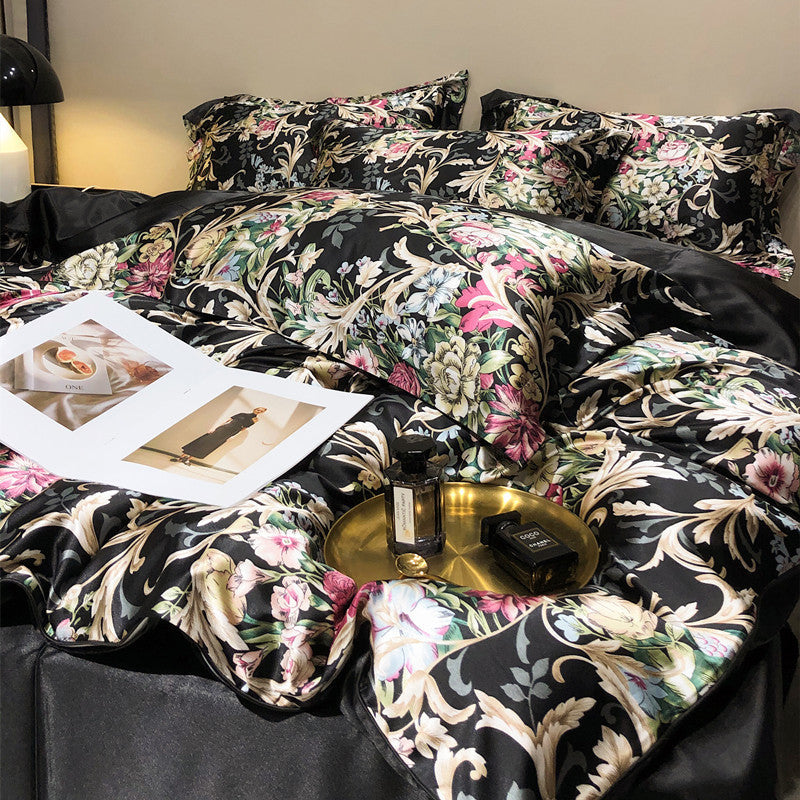 Luxury Flowers Cooling Bedding Set