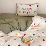 Simple Dots Cotton Bedding Set