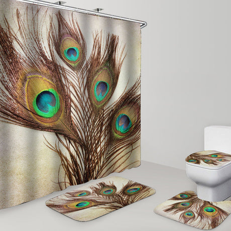 Gorgeous Peacock Series Shower Curtain