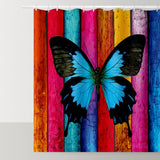 Realistic Butterfly Shower Curtain