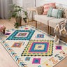 Moroccan Fringed Jute Cotton Rug