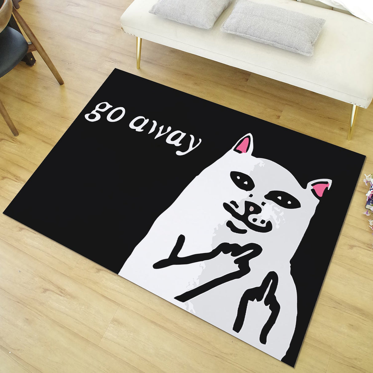 Funny Cat Rubber Door Mat