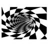 3D Vortexes Illusion Round Rugs