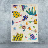 Colorful Cute Sketch Rugs