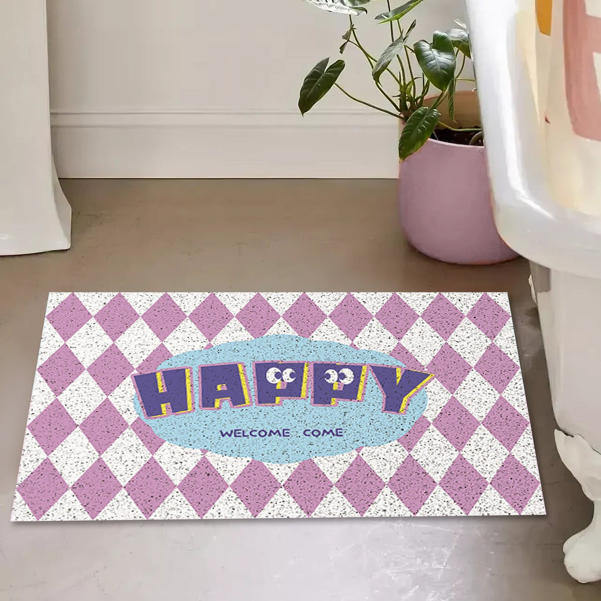 Checkered PVC Floor Mat