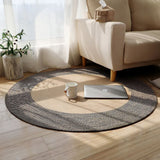 Round Boho Braided Rug