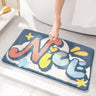 Letters Bathroom Non-Slip Rug