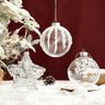 Christmas White And Gold Ornaments For Party Decoration