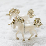 Christmas White And Gold Ornaments For Party Decoration