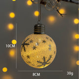 Christmas White And Gold Ornaments For Party Decoration