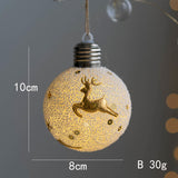 Christmas White And Gold Ornaments For Party Decoration