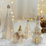 Christmas White And Gold Ornaments For Party Decoration