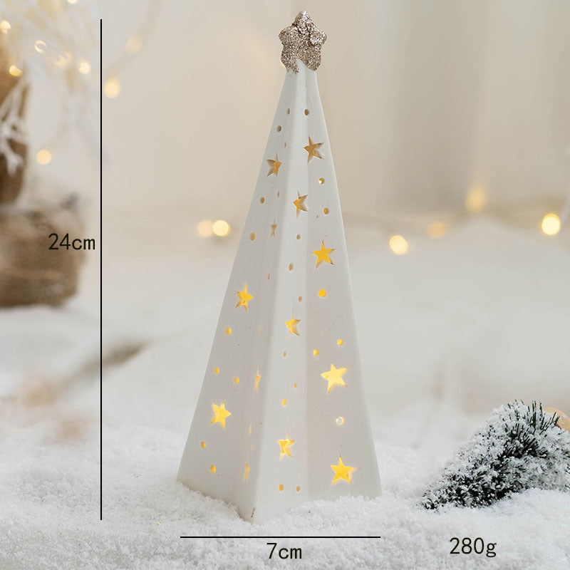 Christmas White And Gold Ornaments For Party Decoration