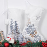 Christmas White And Gold Ornaments For Party Decoration