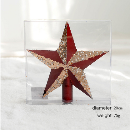 Christmas Decorations 5 Point Star Tree Topper