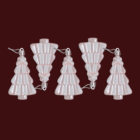 Pink And Rose Gold Christmas Ornaments