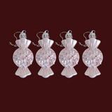Pink And Rose Gold Christmas Ornaments