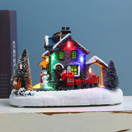 Christmas Village House with Light Up