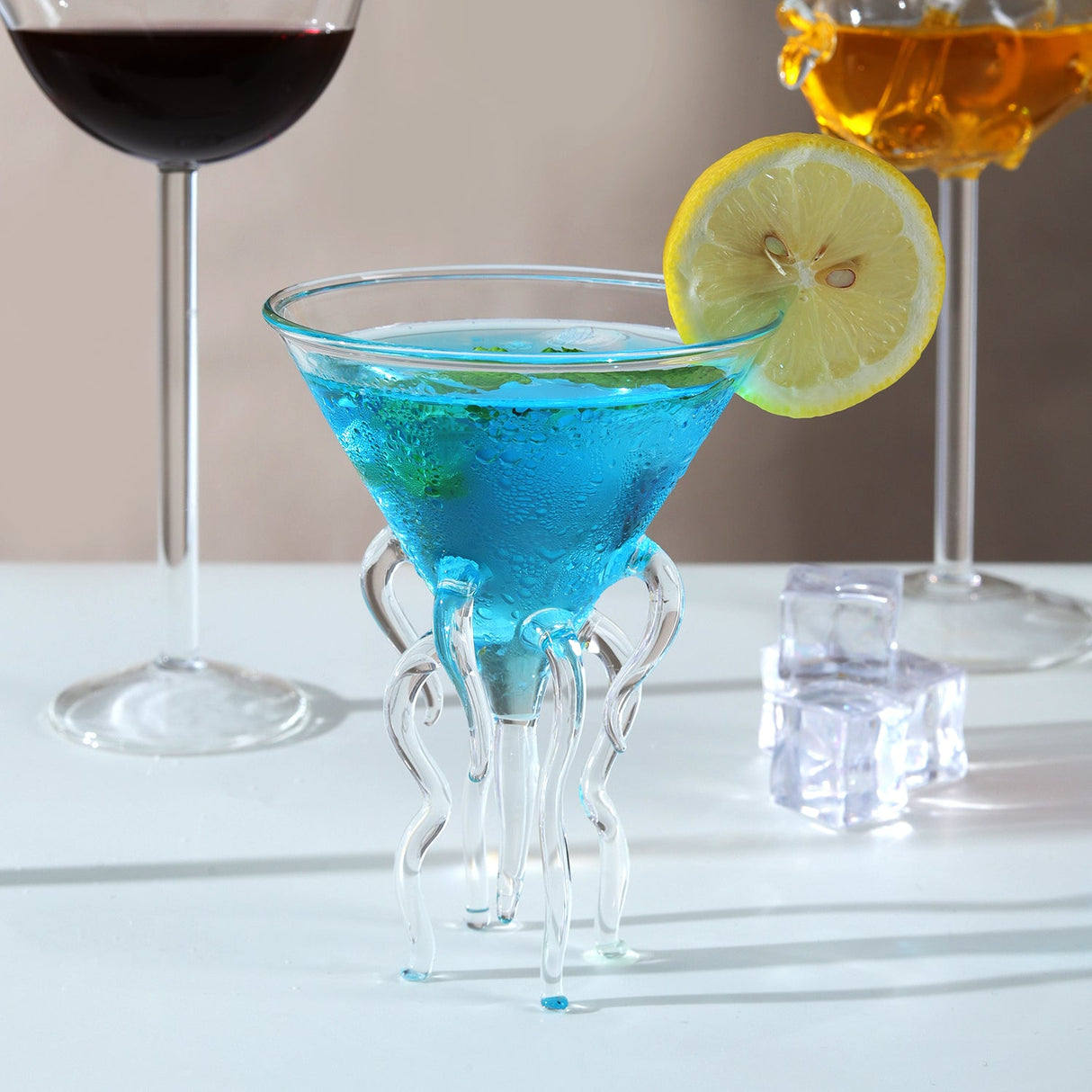 Animal Shaped Cocktail wine Glasses Set