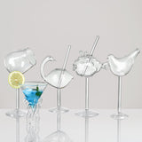 Animal Shaped Cocktail wine Glasses Set